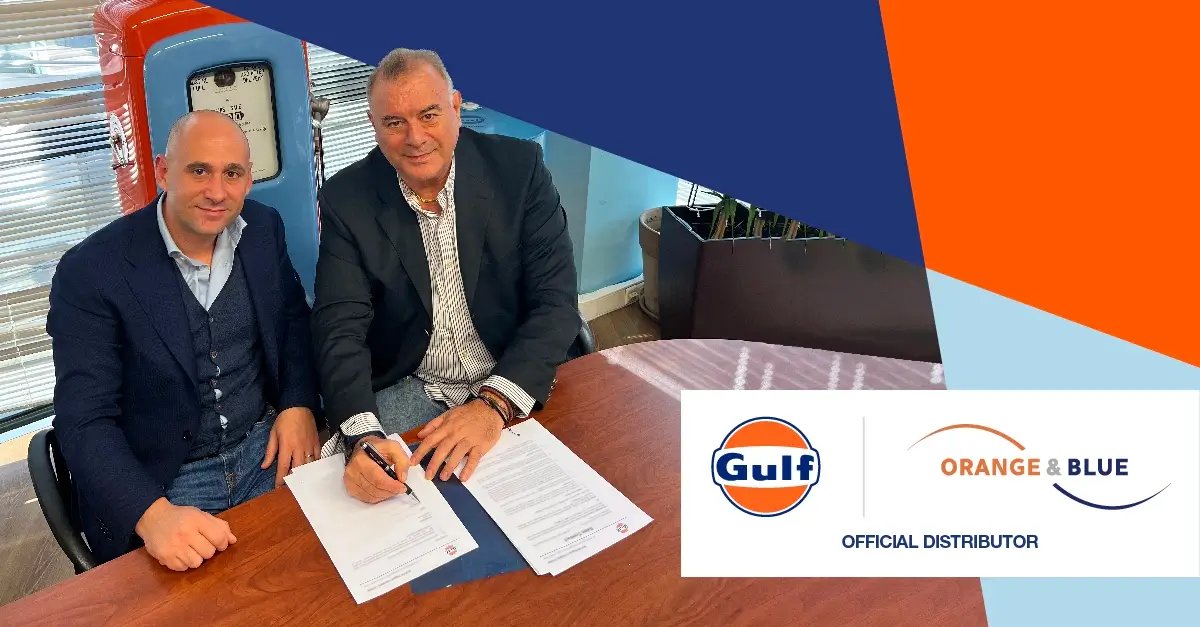 Gulf Oil Europe Forms Exciting Partnership with Orange and Blue Ltd for Lubricants 