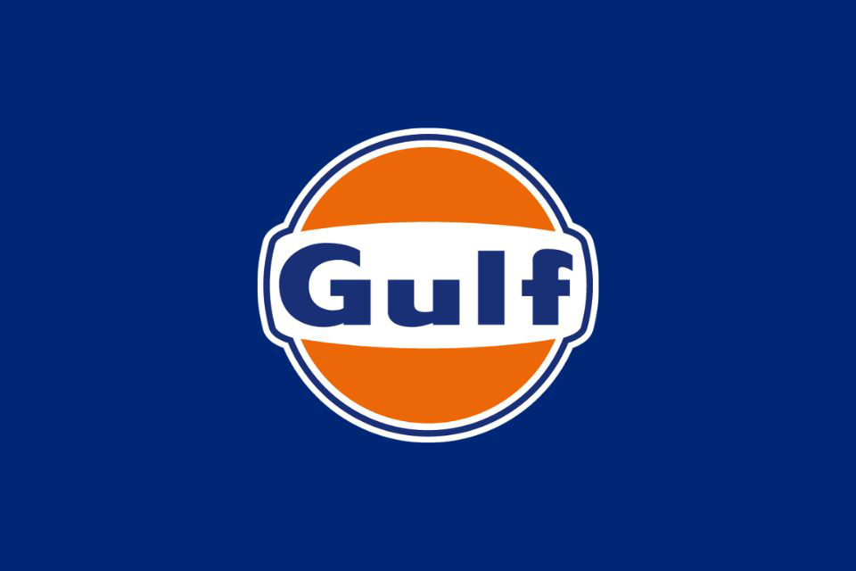 Gulf Logo with blue background