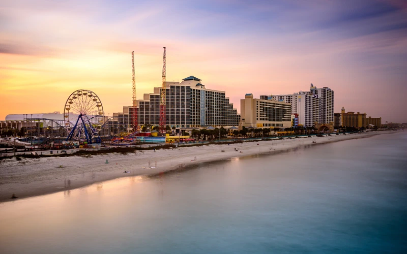 Skyline view of Daytona Beach