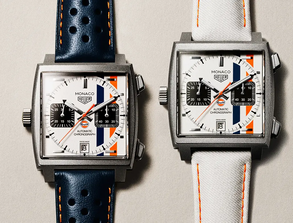 TAG HEUER PRESENTS THE TAG HEUER MONACO CHRONOGRAPH X GULF
