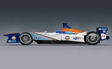 The iconic Gulf Oil livery is coming to Formula E starting this weekend