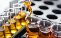 Engine oil samples undergoing testing and analysis thumbnail