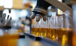  Oil samples in a lab for testing thumbnail