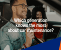 Which generation knows the most about car maintenance?